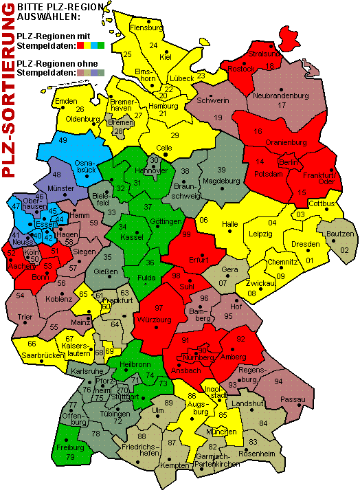 PLZ DEUTSCHLAND
